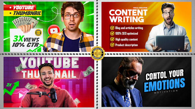 do premium youtube thumbnail design
