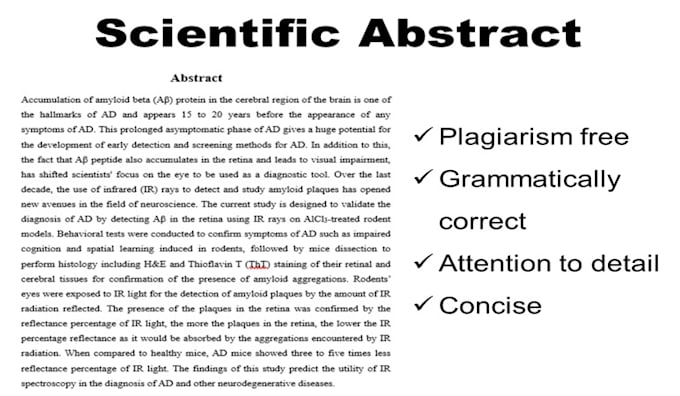 write abstract for your project
