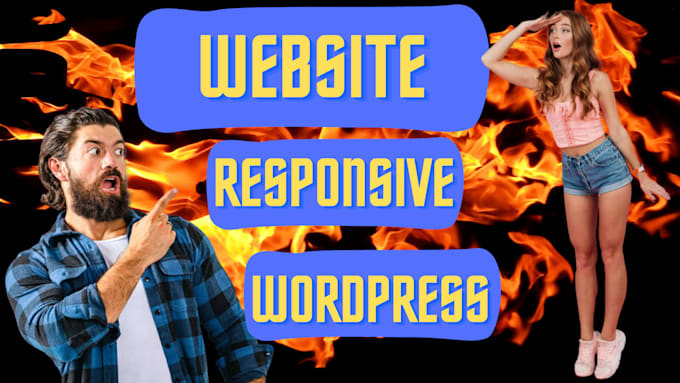 a wordpress website development landing page