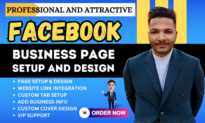 do facebook business page create, setup, fix and optimize
