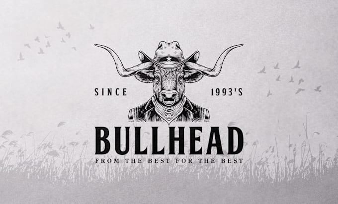 create awesome simple vintage hand drawn logo design