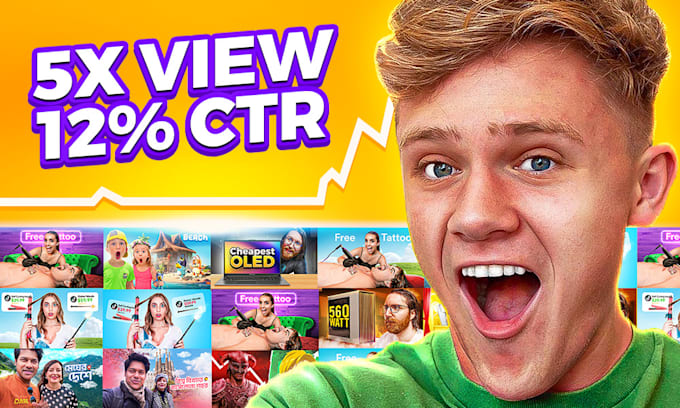 design eyecatching youtube thumbnails that get 5x more view