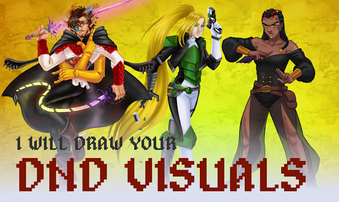 draw your dnd or roleplay game visuals