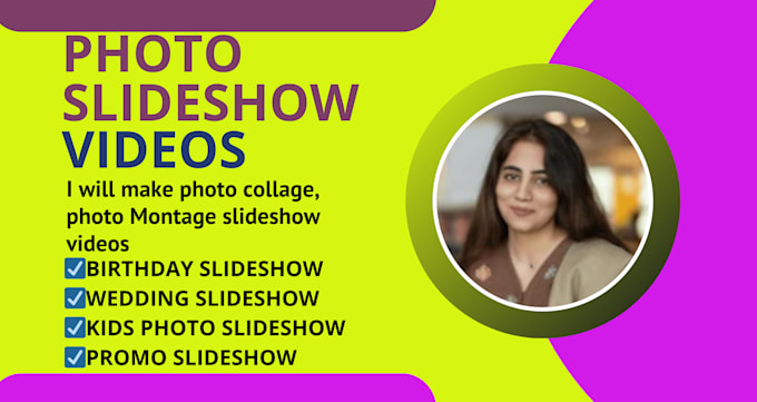 create professional photo slideshow video