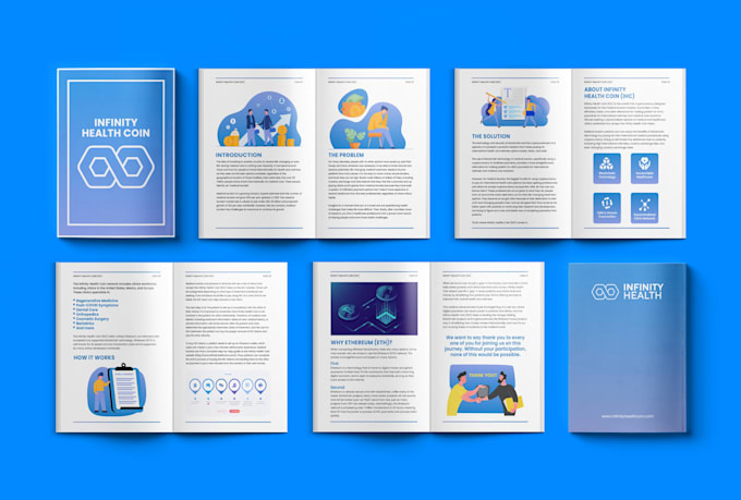 design custom company, marketing, or PDF brochure in canva