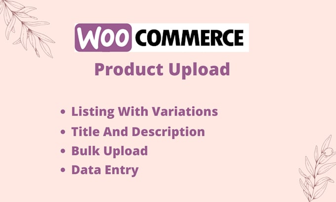 do wordpress data entry woocommerce product upload posts formatting