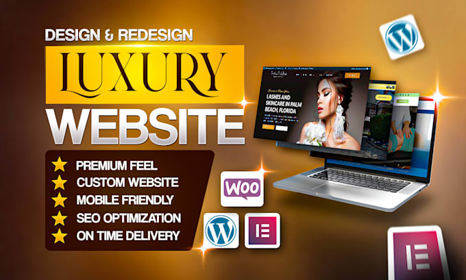 build a premium, luxury and modern wordpress website for you