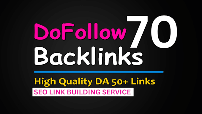 70 manual white hat SEO dofollow backlinks USA link building