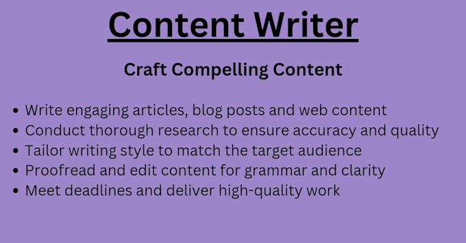 write for you as a content writer