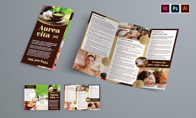 design a trifold brochure