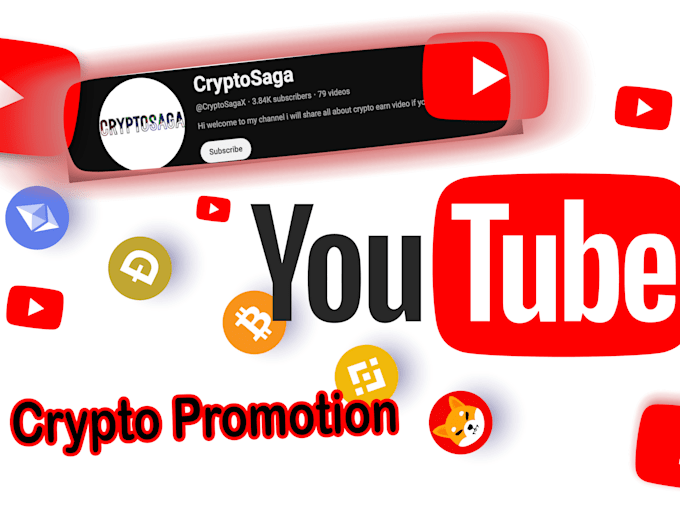 promote your crypto token nft project on my youtube channel