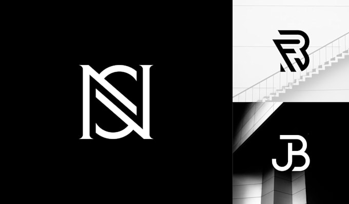 design monogram logo or initial letter