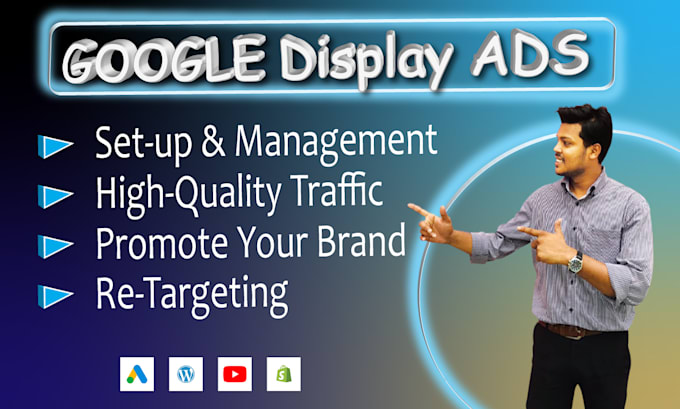 Setup google display ads and manage youtube ads campaign by ...