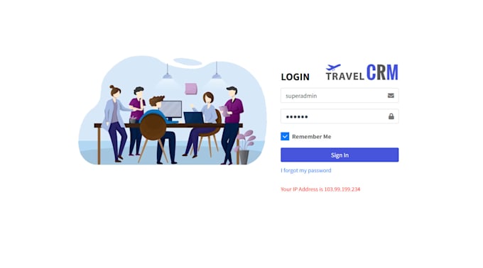 flight booking auth management CRM