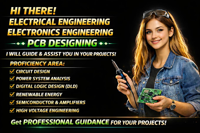help you in pcb design electronics and electrical engineering