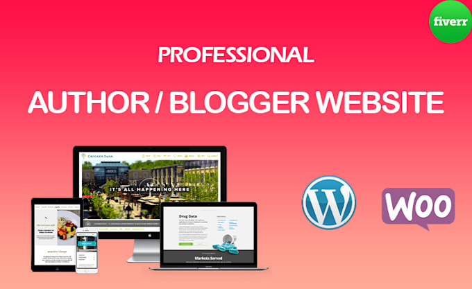 do responsive author website or blogger website and blog in wordpress