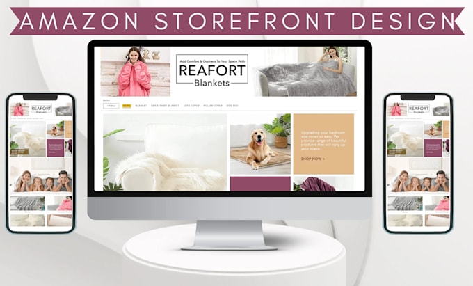 do amazon storefront design, amazon ebc design, amazon storefront