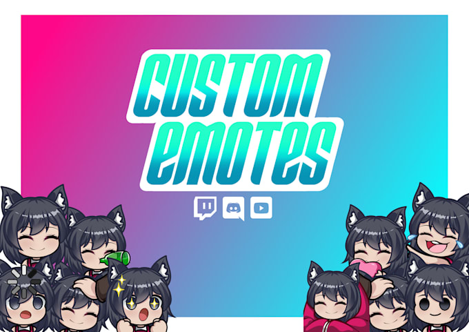 create custom emotes for twitch, youtube, discord