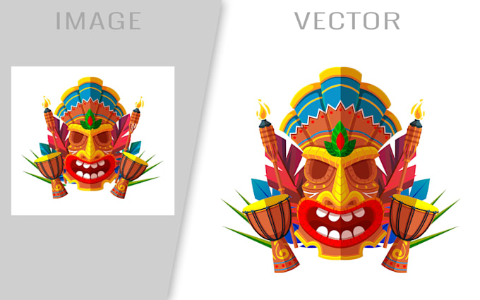 manually trace your image in illustrator vector format