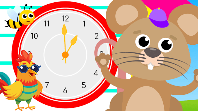 create 2d animation for kids and nursery rhymes