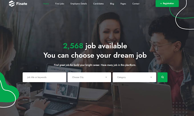build a job board website, recruitment website and staffing website