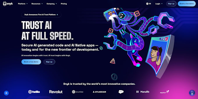 develop ai powered web application using laravel and PHP