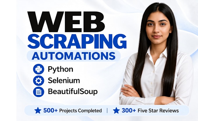 do web scraping and data scraping