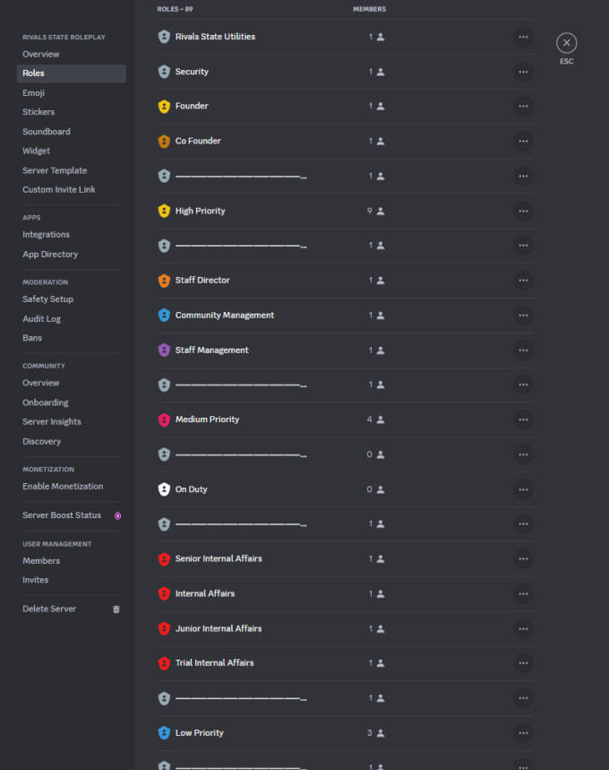 Make you an amazing discord server for erlc by Sverrejobiden Fiverr