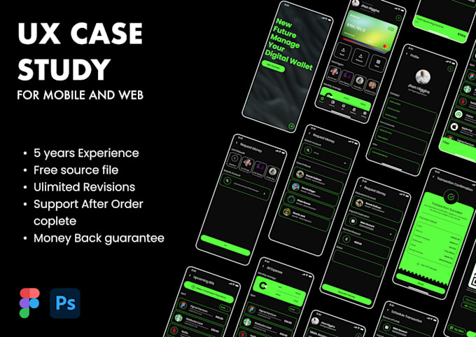 Write and design ui ux case study for portfolio by Ywilly | Fiverr