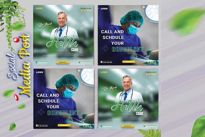be your 30 unique social media  posts design for whole month