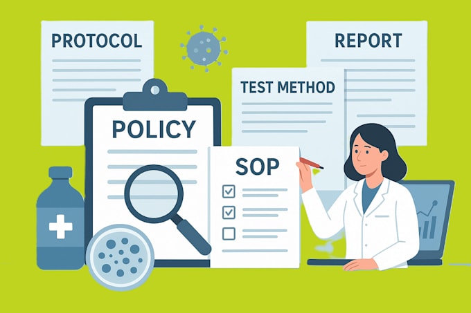 write sops protocols reports procedures work instructions