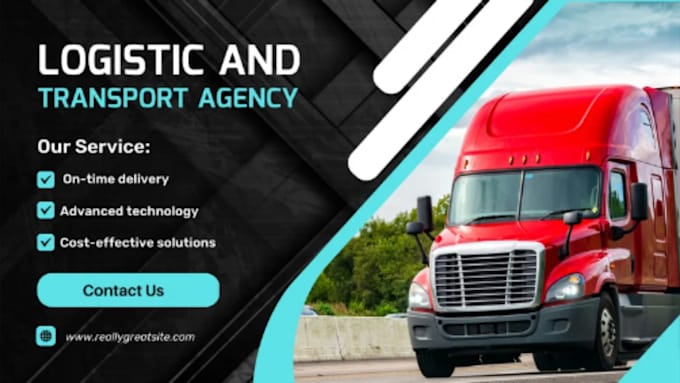 Create logistics website dispatch freight broker website cargo