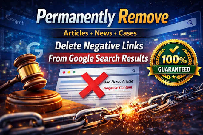 remove mugshots, erase bad articles,delete negative links,false news on google