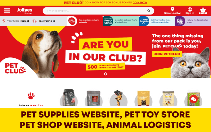 Pet shopping deals sites
