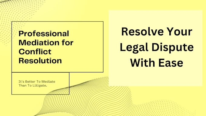 help you resolve your dispute fast through mediation