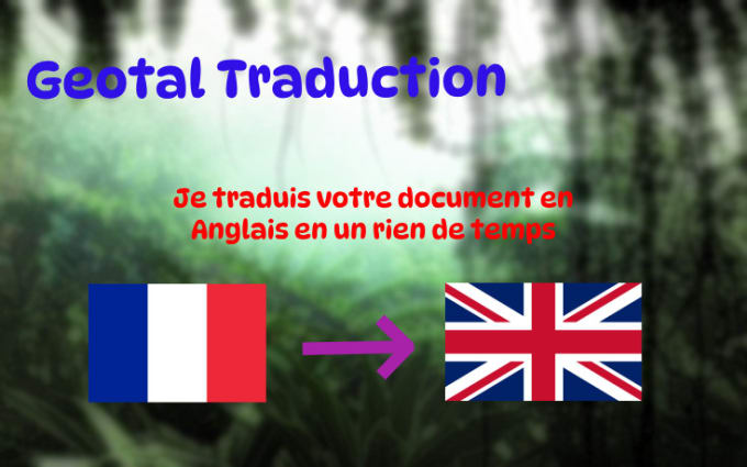 comment traduire un document anglais en français