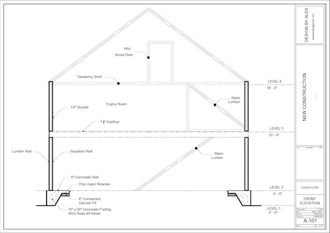 draw elevation and plan in autocad