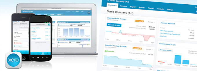 do bookkeeping in xero and quickbooks