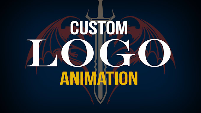 create a professional custom 3d logo animation for you