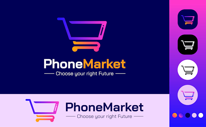 design amazon store, shopify, ecommerce business website logo