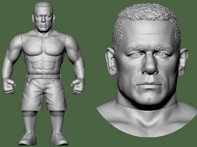 Model 3d face 3d bust model 3d head character modeling 3d design 3d model figure by Kenz_anime