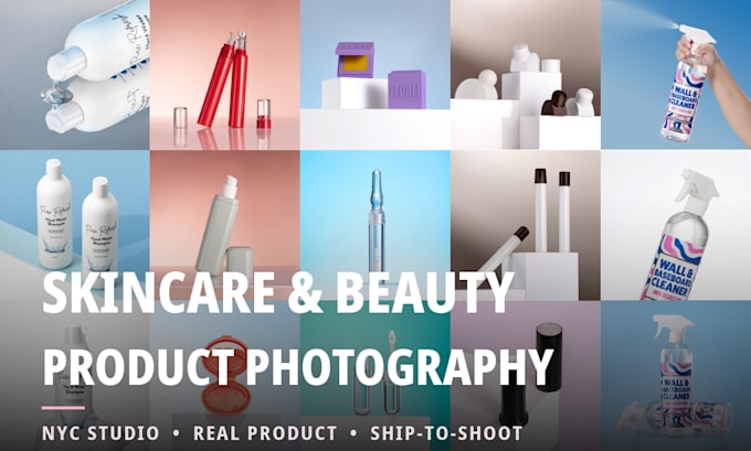 shoot skincare product photography for beauty brands