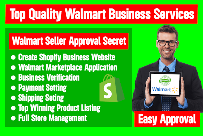 setup shopify store for walmart seller account approval walmart marketplace
