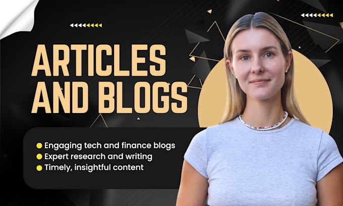 write high quality SEO blog posts and articles
