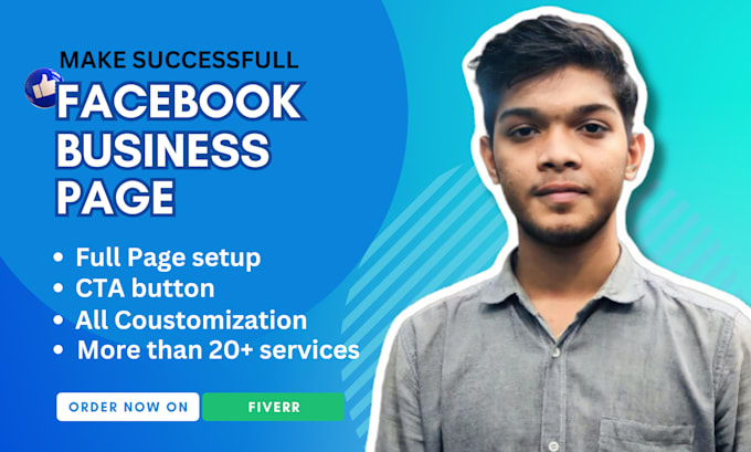 create fix or optimize facebook business page instagram page