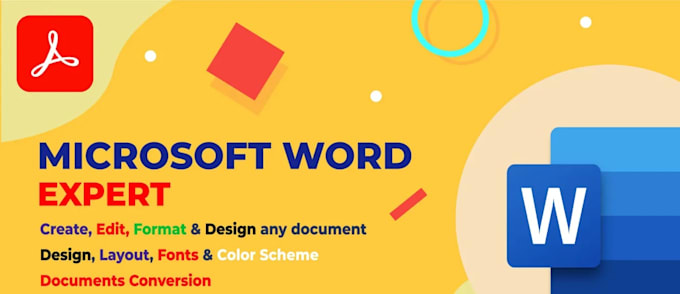 Create, design, edit, and format microsoft word documents by Adham2030 ...