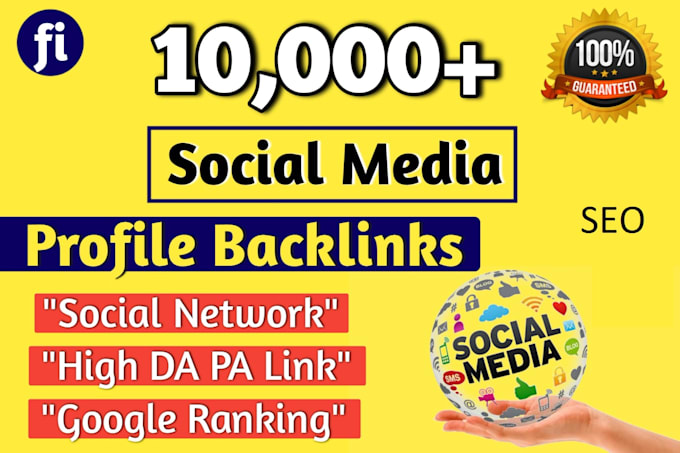 do social media profile backlinks with high quality SEO link building