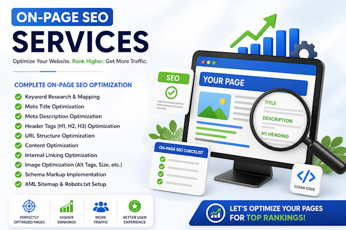 do technical on page SEO fixes of wordpress, shopify, wix