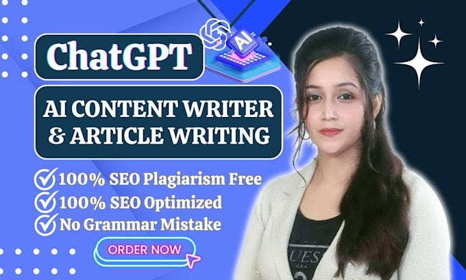 be your SEO optimized ai content writer using chat gpt article writing