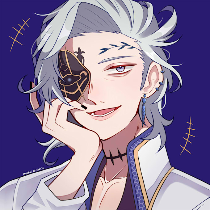 draw anime art commission icon for you in my artstyle